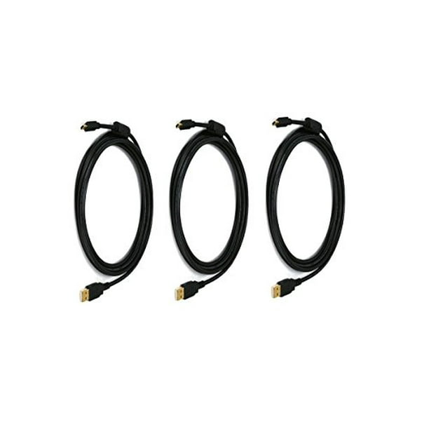 White 1.5 Feet Gold Plated eDragon 5 Pack USB 2.0 A Male to Mini-B 5pin Male 28/24AWG Cable with Ferrite Core White 1.5 Feet Gold Plated eDragon 5 Pack USB 2.0 A Male to Mini-B 5pin Male 28/24AWG Cable with Ferrite Core